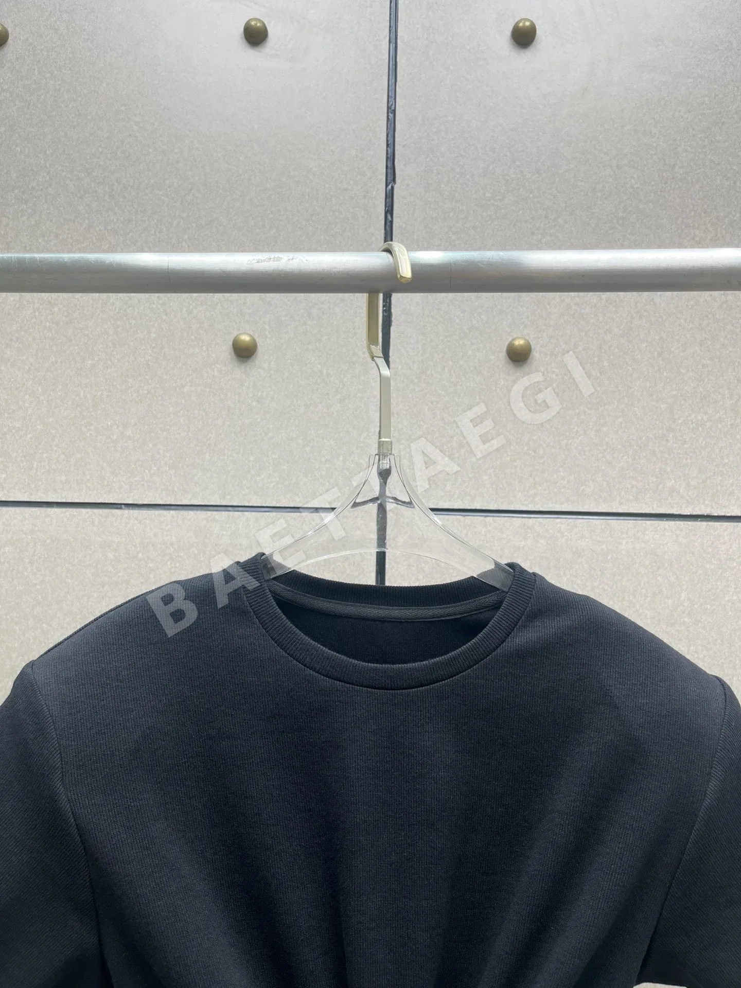 마그다부트림 노트 리브 코튼 반팔 티셔츠 상세 이미지 3