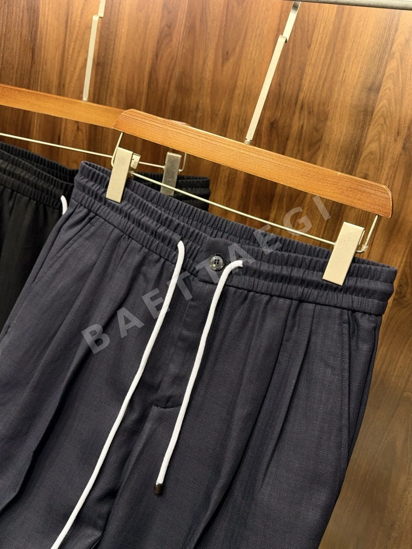 브루넬로쿠치넬리 레트로 헤링본 린넨 혼방 남성 바지 상세 이미지 4