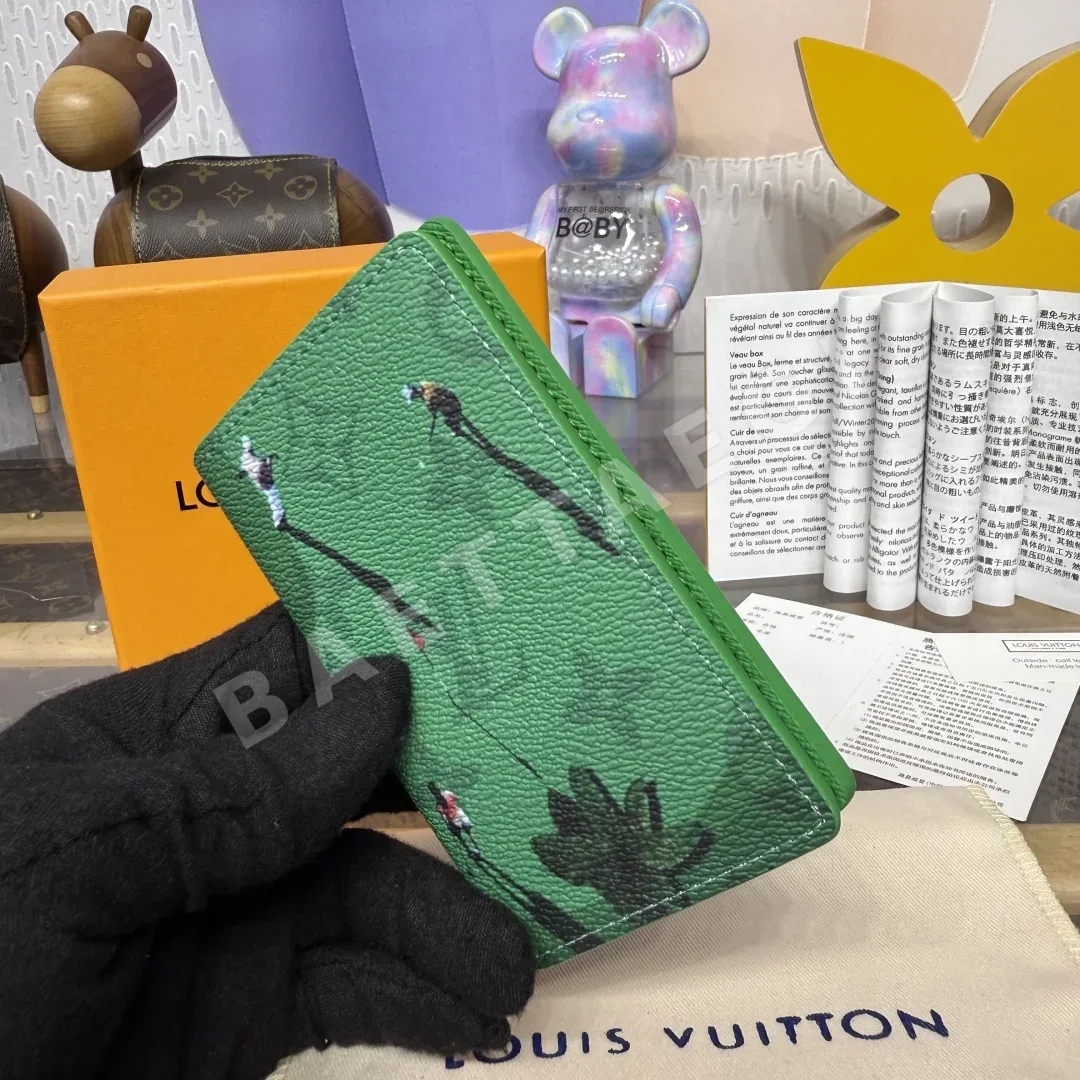 루이비통 컬러 모노그램 캔버스 포켓 지갑 상세 이미지 5