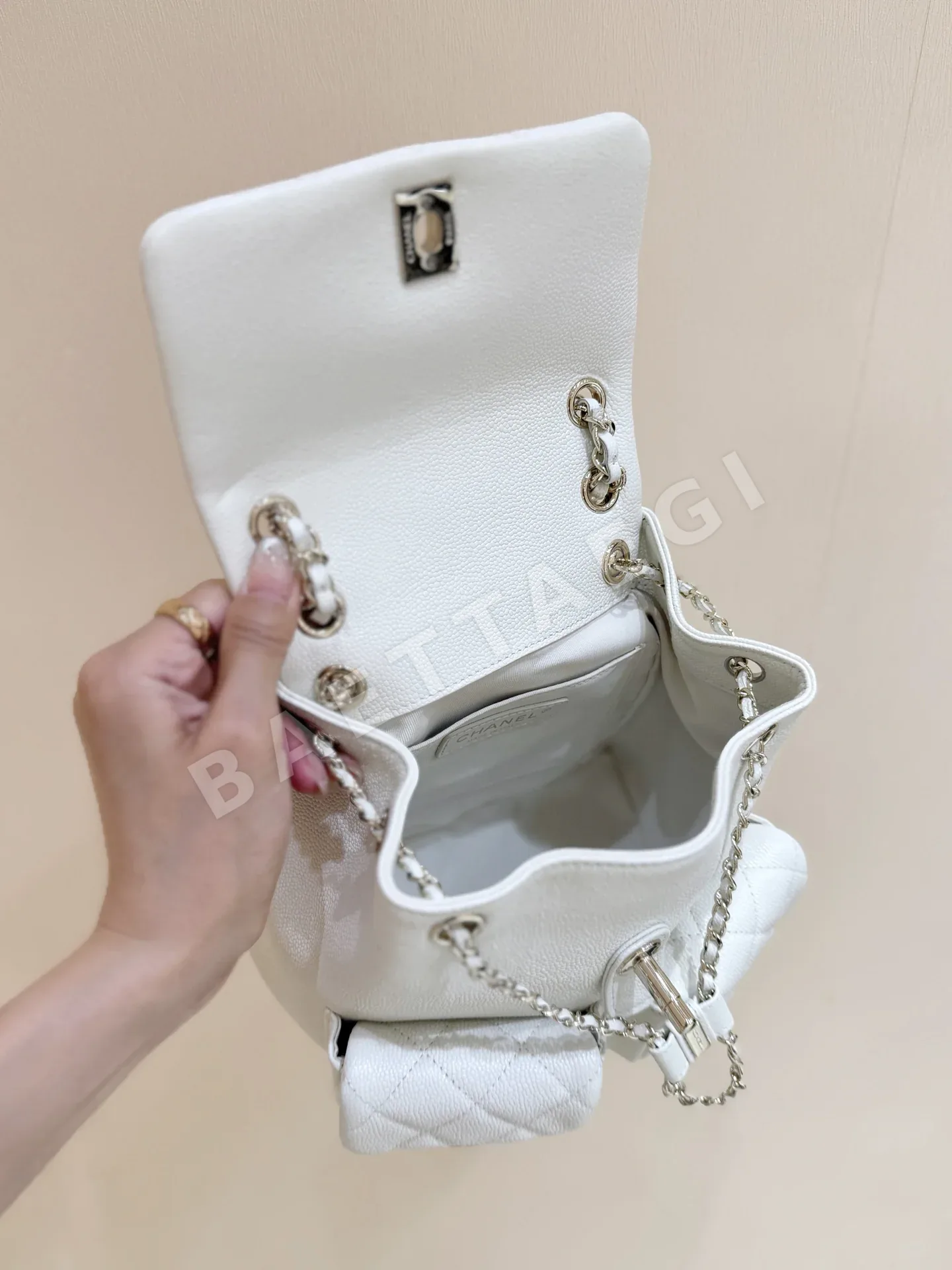 샤넬 클래식 듀마 미니 백팩 AS3860 상세 이미지 6