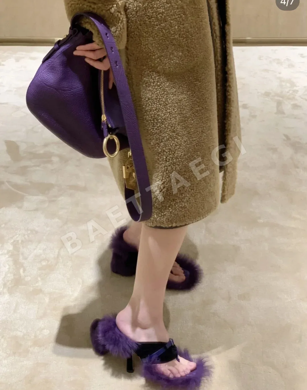 버버리 말안장 버클 조절 숄더 토트백 상세 이미지 6