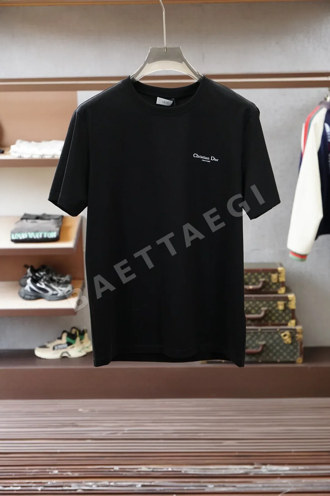디올 로고 프린트 반팔 티셔츠 상세 이미지 4