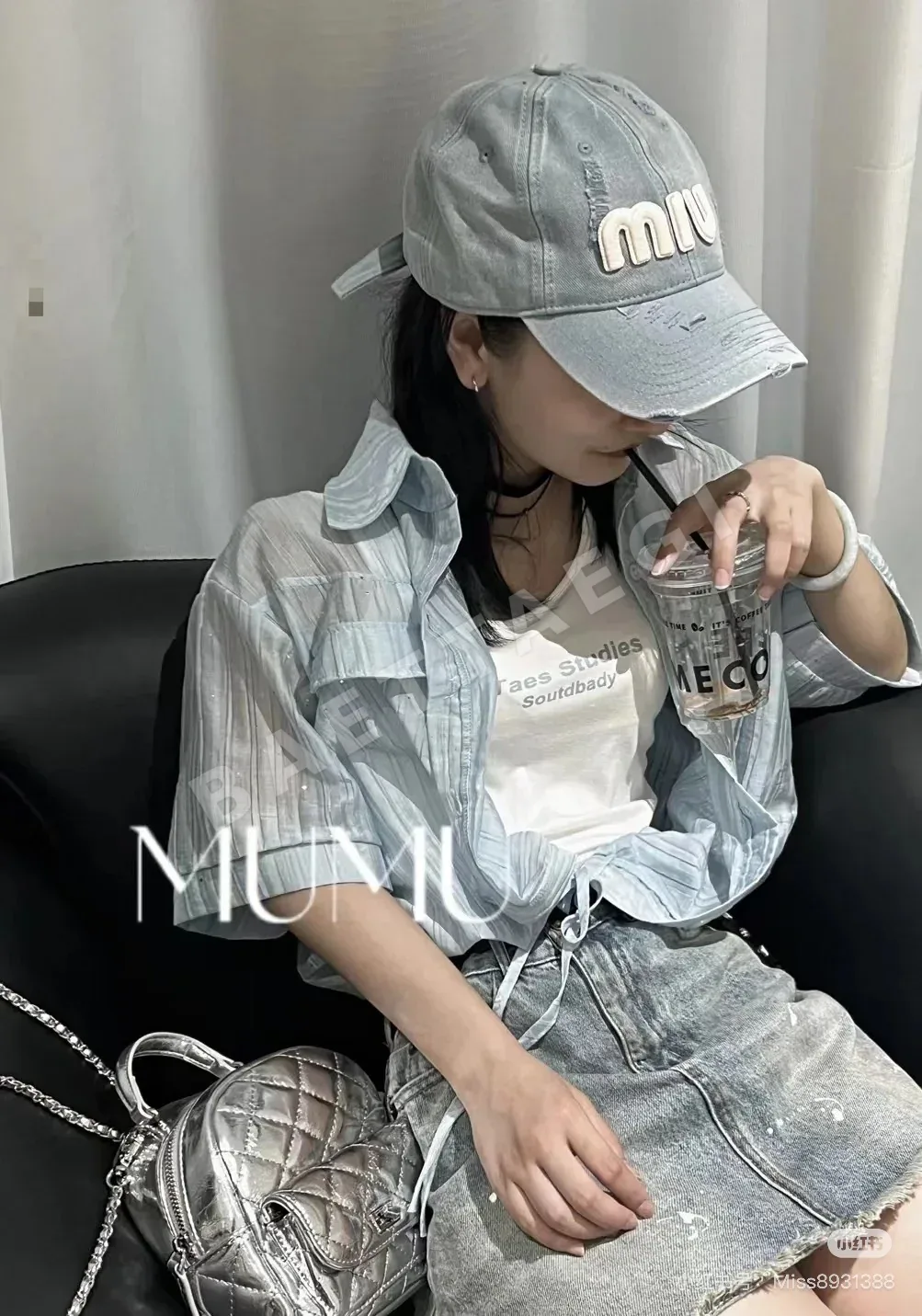 미우미우 캡 상세 이미지 14