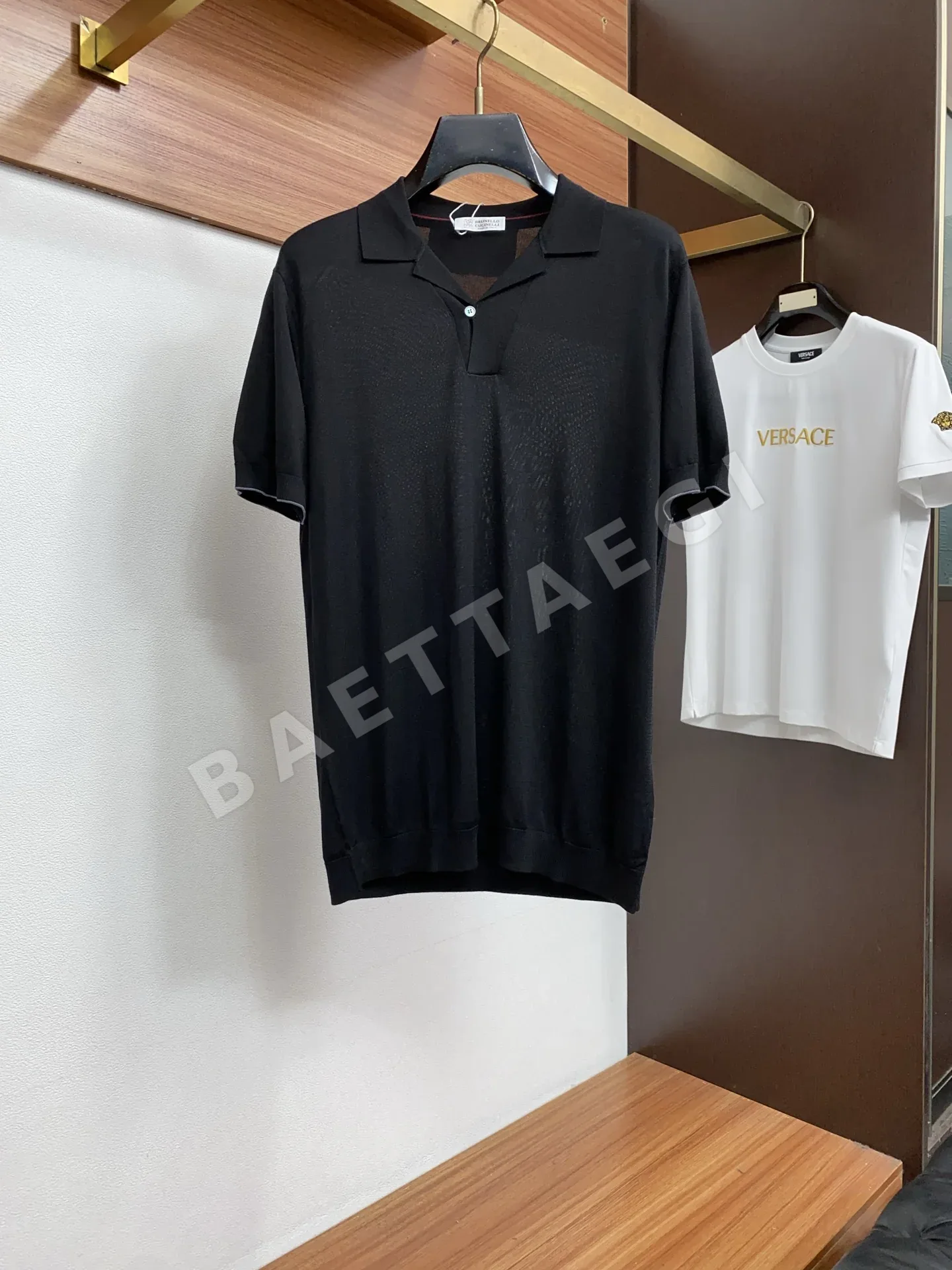 브루넬로쿠치넬리 남성 크루넥 코튼 반팔 티셔츠 148629