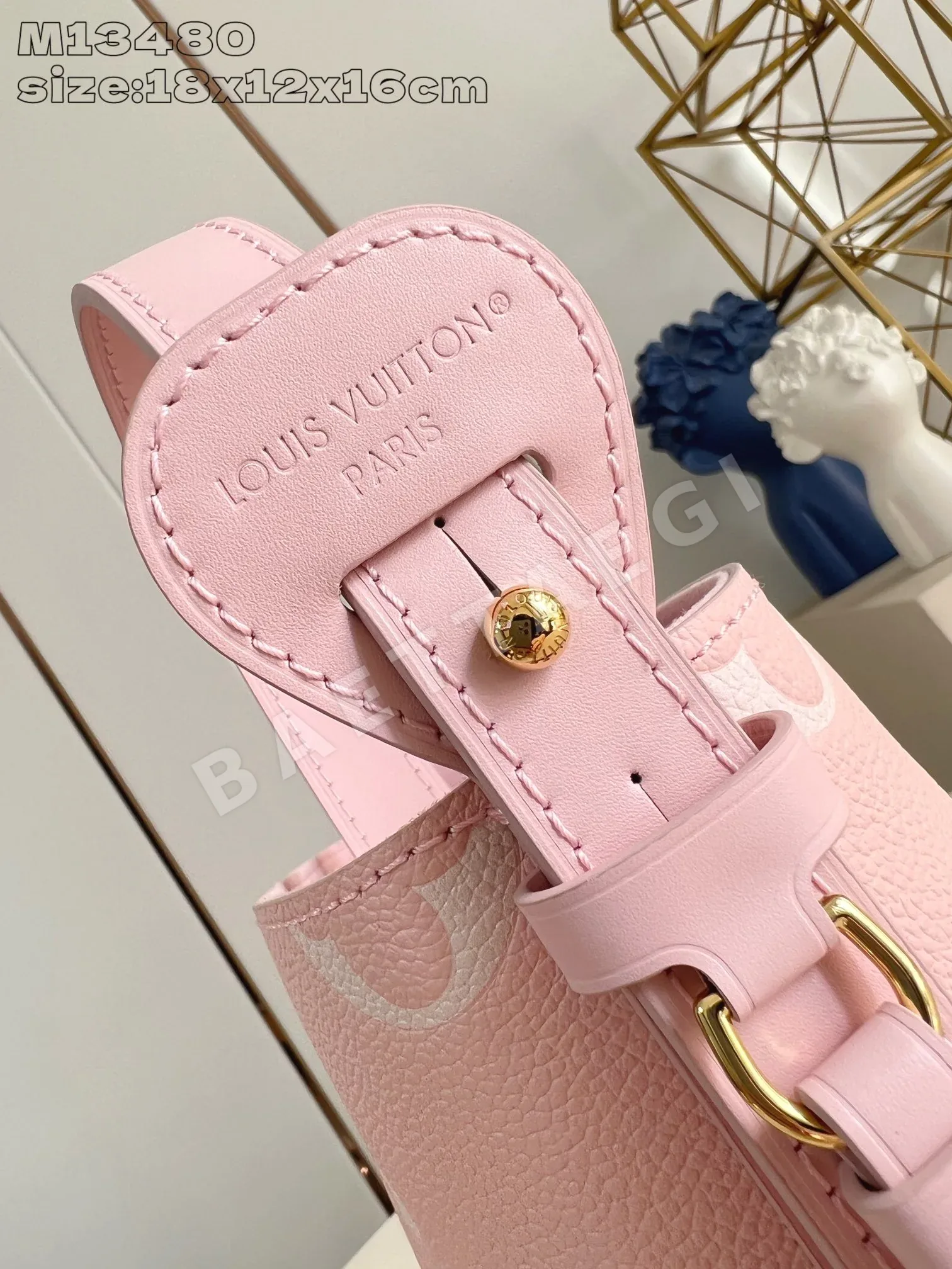 루이비통 모노그램 앙프렝뜨 BB 핑크 핸드백 M13480 상세 이미지 5