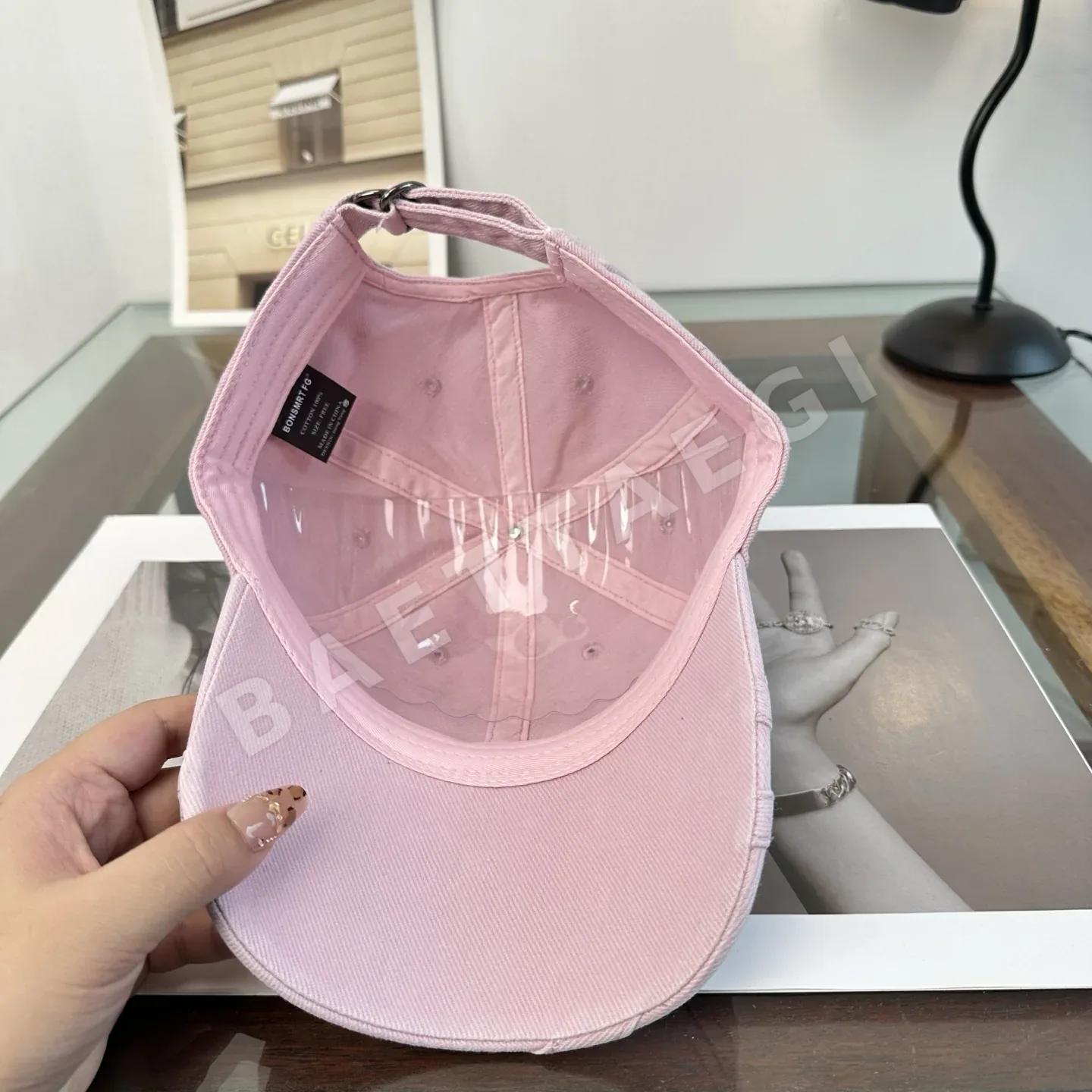 샤넬 미니 패턴 야구모자 상세 이미지 9