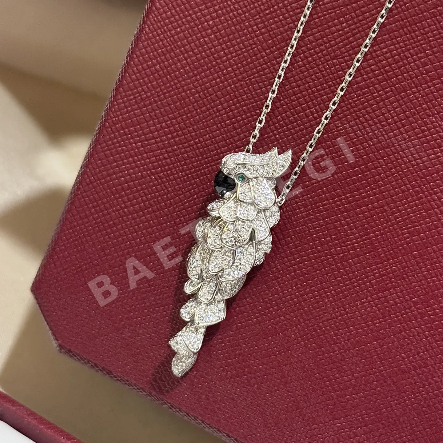 까르띠에 파롯 지르콘 925 실버 목걸이 124993