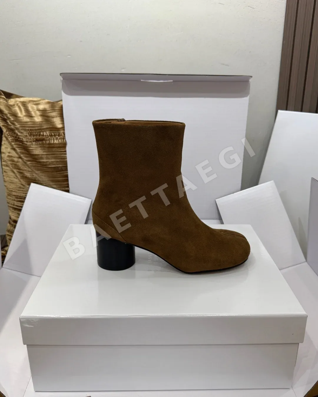 마르지엘라 타비 레더 앵클 부츠 상세 이미지 5