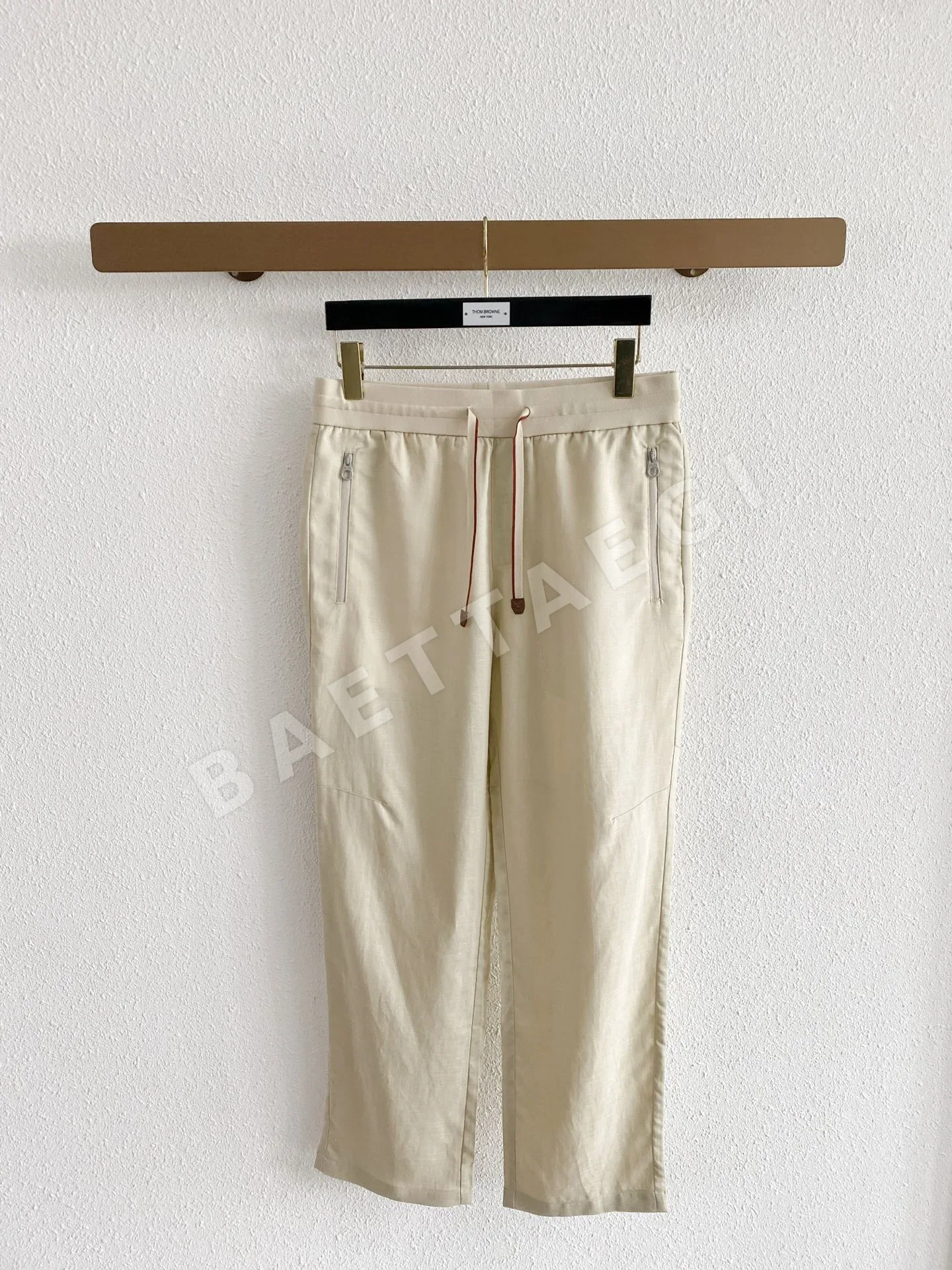 로로피아나 린넨 남성 바지 상세 이미지 1