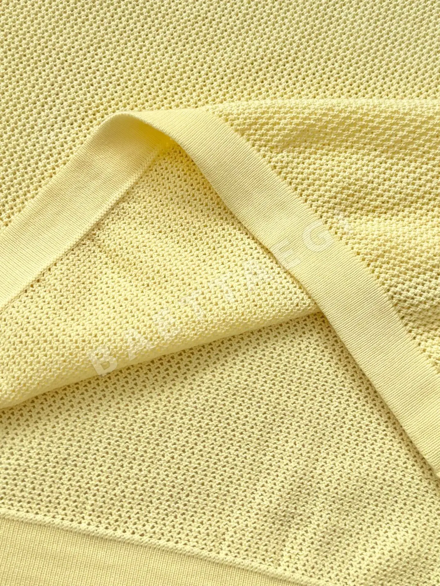 루이비통 LV 라이트옐로우 메시 반팔 폴로셔츠 상세 이미지 7