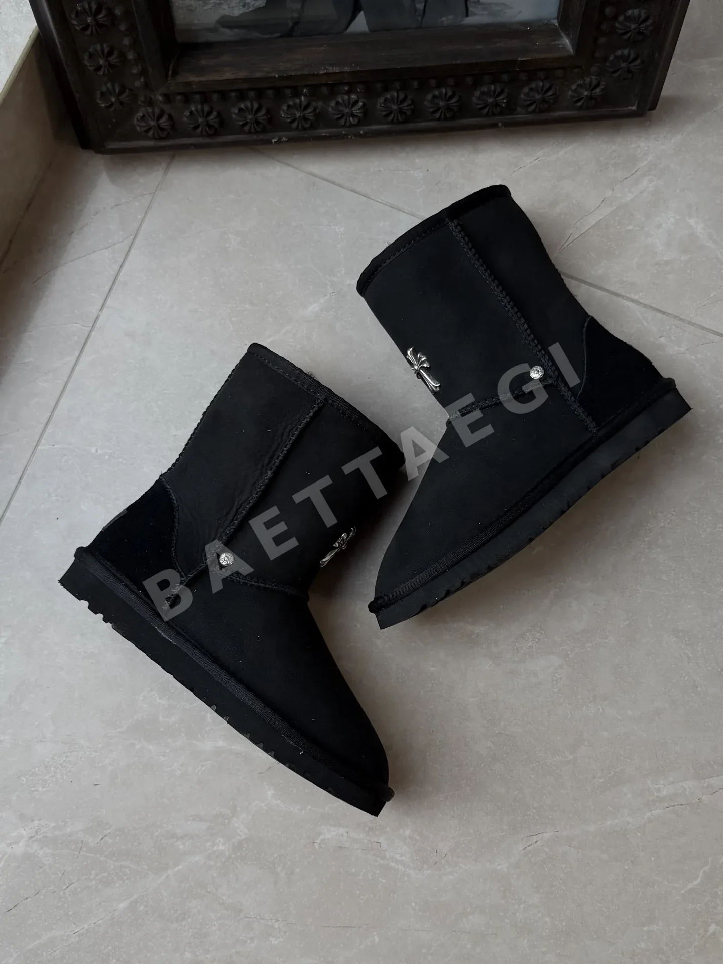 크롬하츠 부츠 블랙 Black Cross 상세 이미지 7