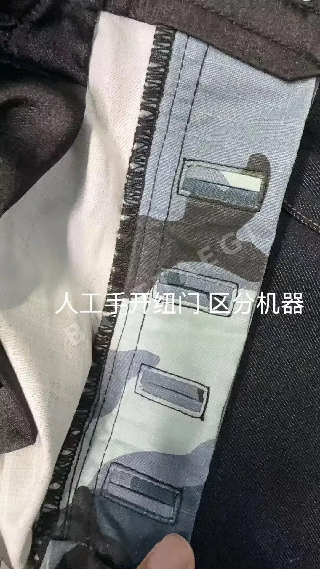 크롬하츠 블루 카모플라주 코튼 반팔 상세 이미지 8