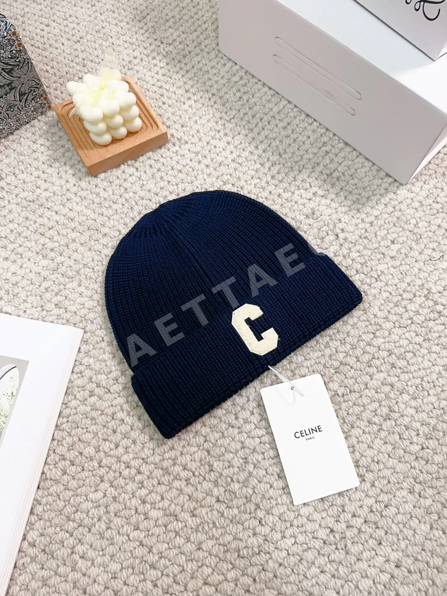 셀린느 울 니트 캡 상세 이미지 3