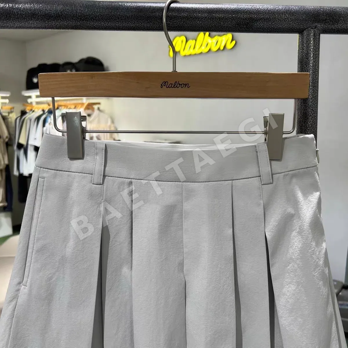 말본 여성용 플리츠 스커트 상세 이미지 7