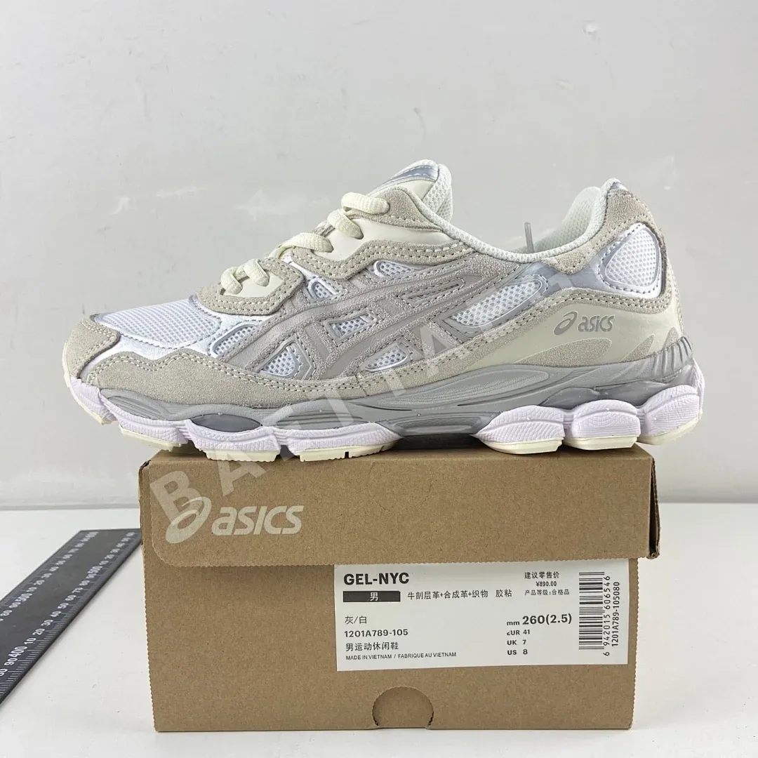 아식스 [HP] 젤 NYC 1201A789-105 200222 Asics Gel-NYC White Oyster Grey 상세 이미지 4