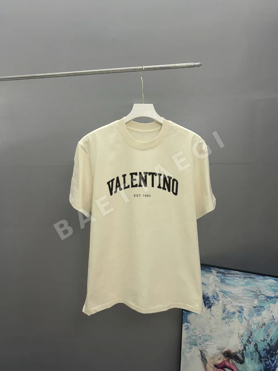 발렌티노 클래식 프린트 크루넥 반팔 티셔츠 87808