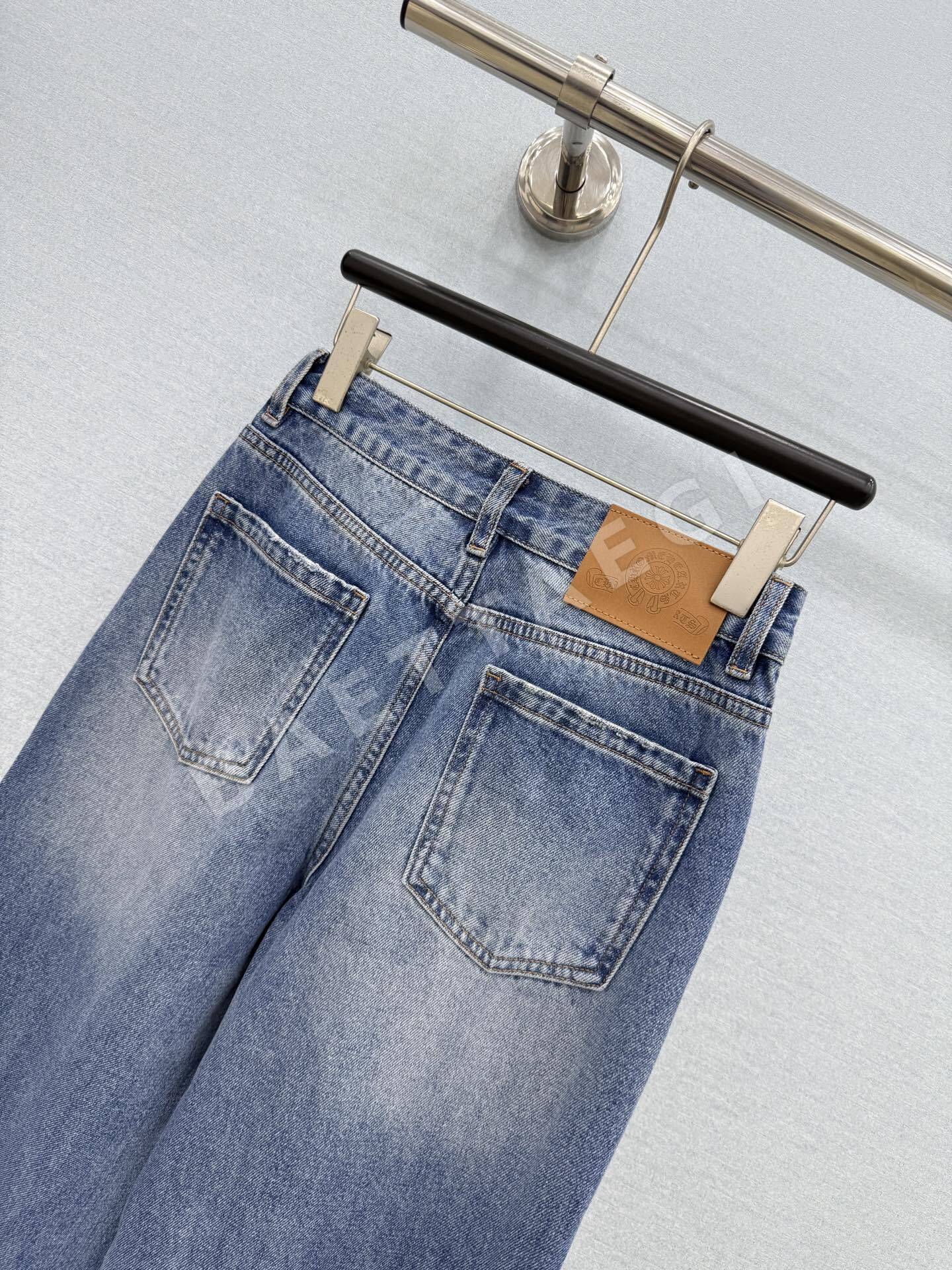 크롬하츠 더블포켓 스트레이트 레그 여성 바지 상세 이미지 7