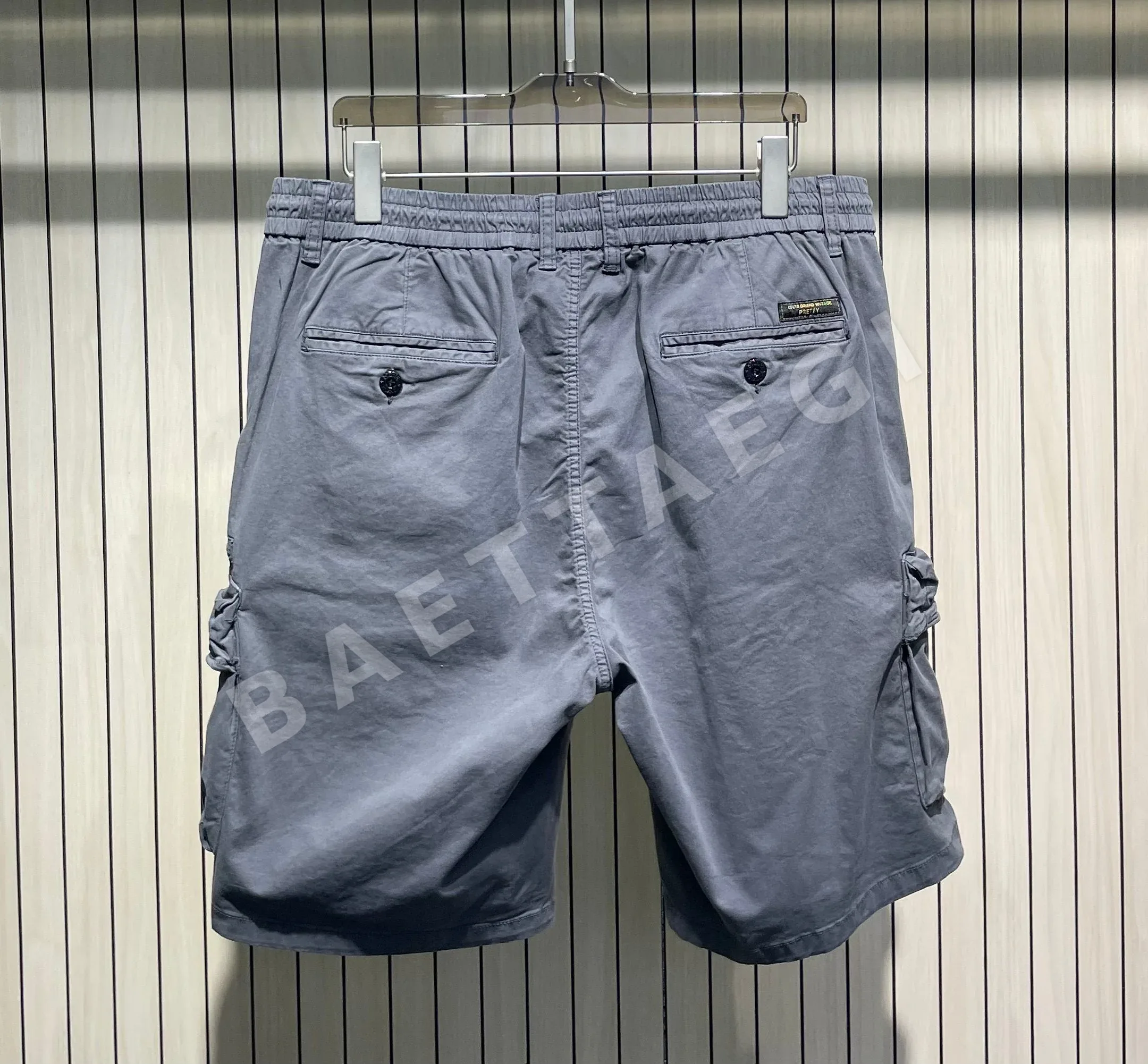 스톤아일랜드 뉴로고 카고 반바지 상세 이미지 5