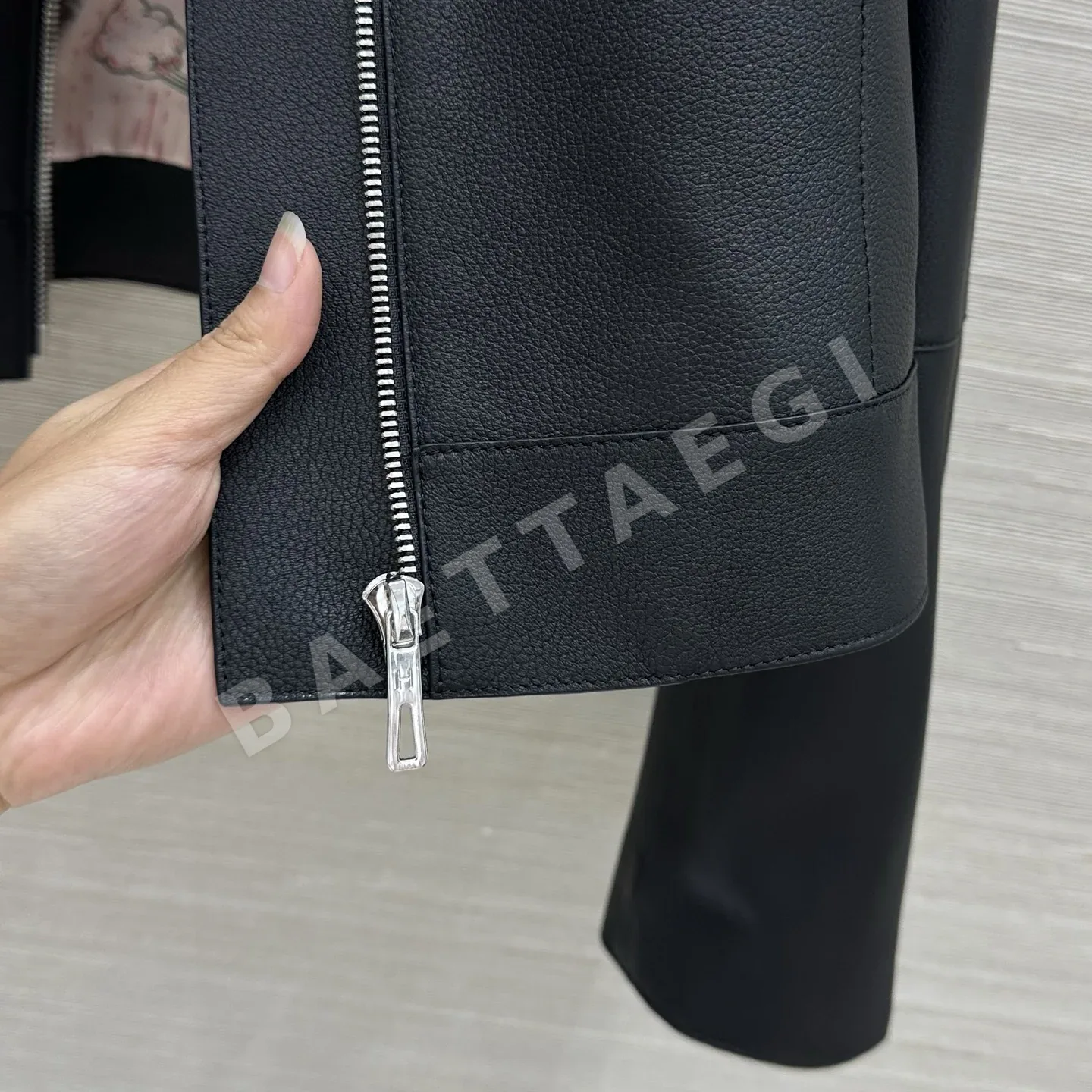 에르메스 램스킨 여성 가죽 자켓 상세 이미지 8
