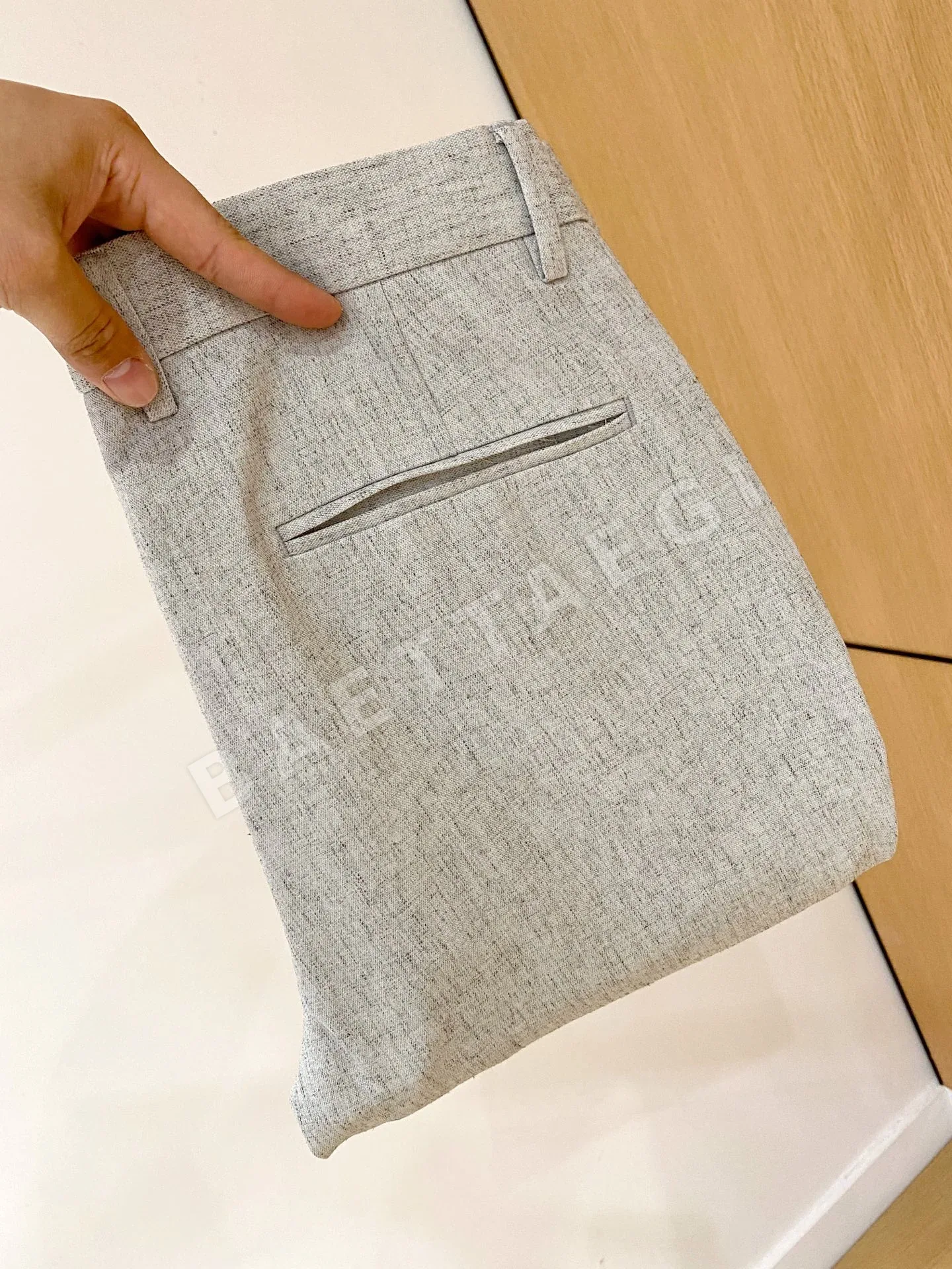 로로피아나 린넨 혼방 남성 바지 상세 이미지 10