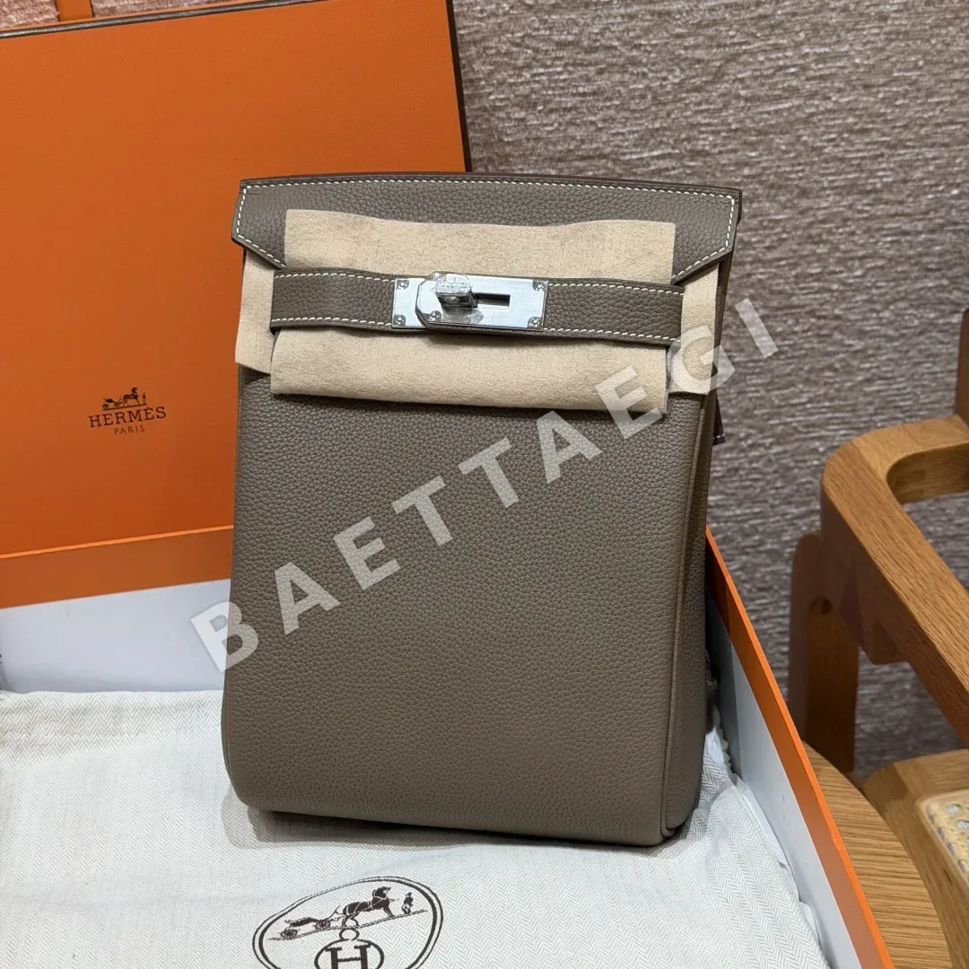 에르메스 핵 아 도 토고 엘리펀트 그레이 백팩 상세 이미지 1