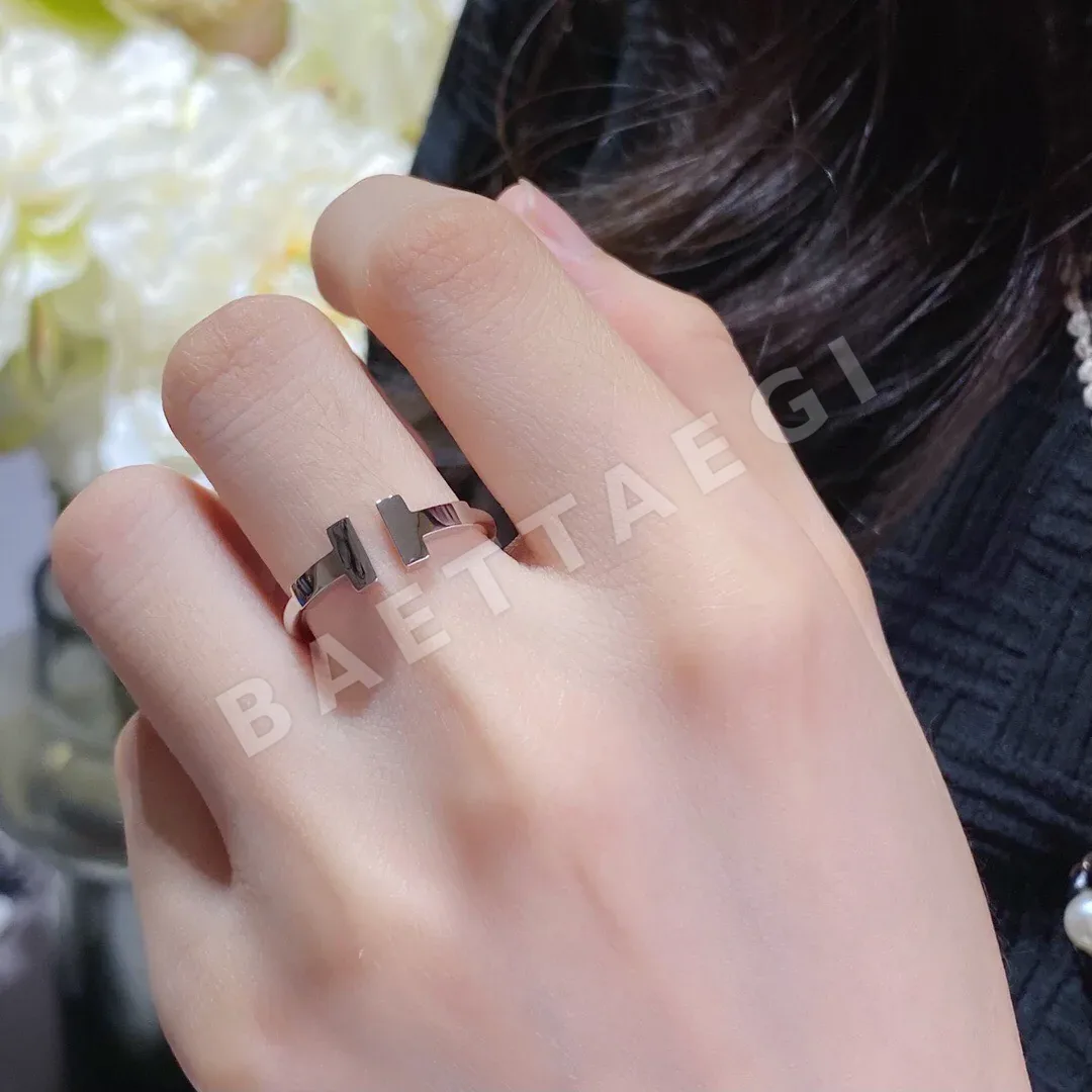 티파니 더블 T 오픈 반지 상세 이미지 2