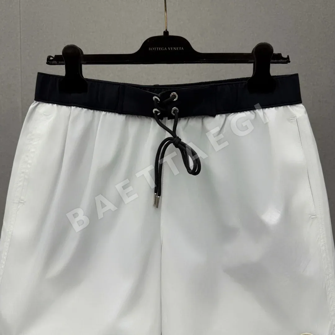 몽클레르 컬러 블록 남성 비치 반바지 상세 이미지 3