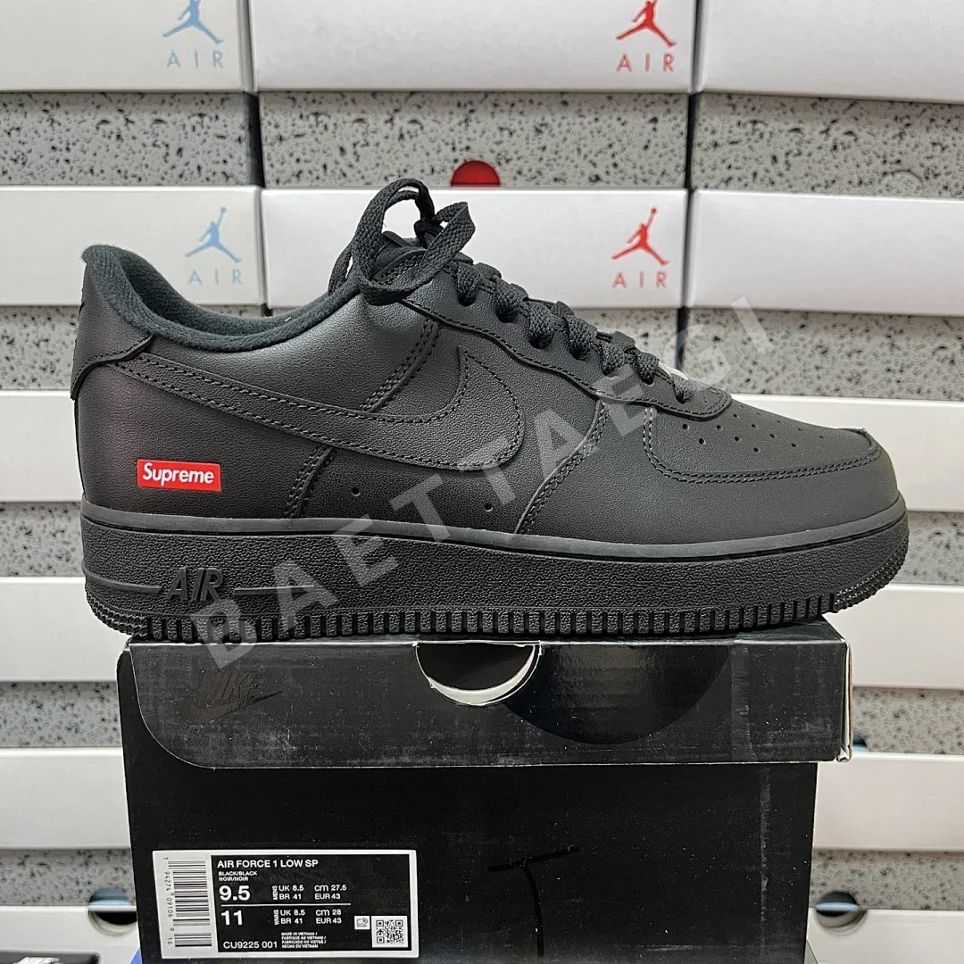 나이키 [MAX] 에어 포스 1 로우 CU9225-001 201086 Nike Air Force 1 Low Supreme Black