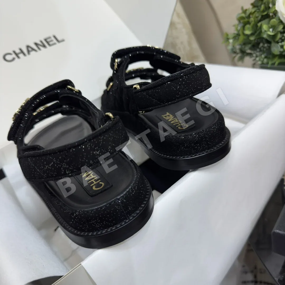 샤넬 더블 C 벨크로 캐주얼 샌들 상세 이미지 8