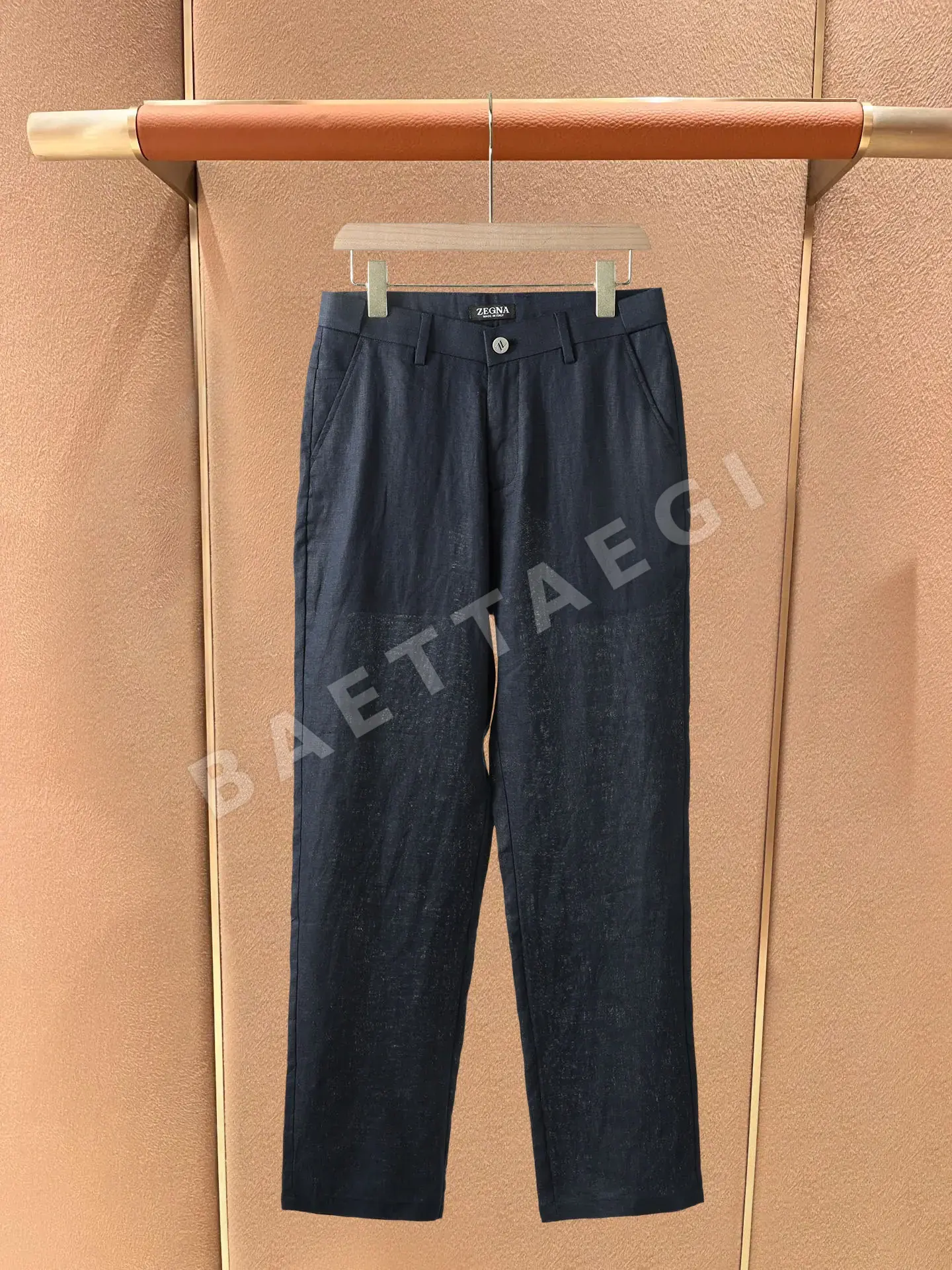 로로피아나 코튼 린넨 남성 바지 M-3XL
