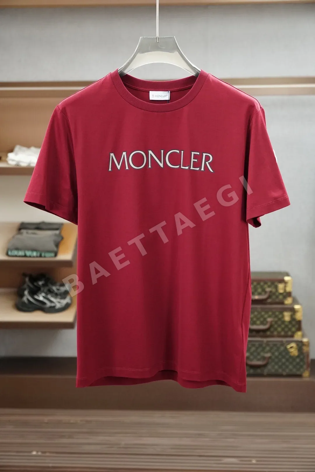 몽클레르 남성 크루넥 반팔 티셔츠 상세 이미지 3