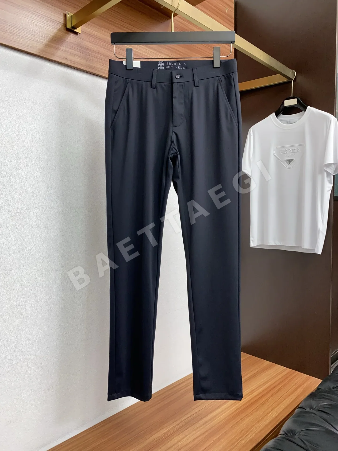 브루넬로쿠치넬리 남성 수트 캐주얼 바지 상세 이미지 2