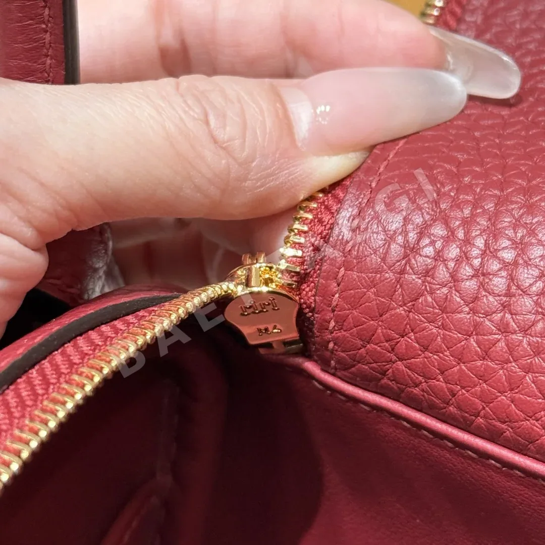 에르메스 린디 19 가넷 레드 가방 상세 이미지 9