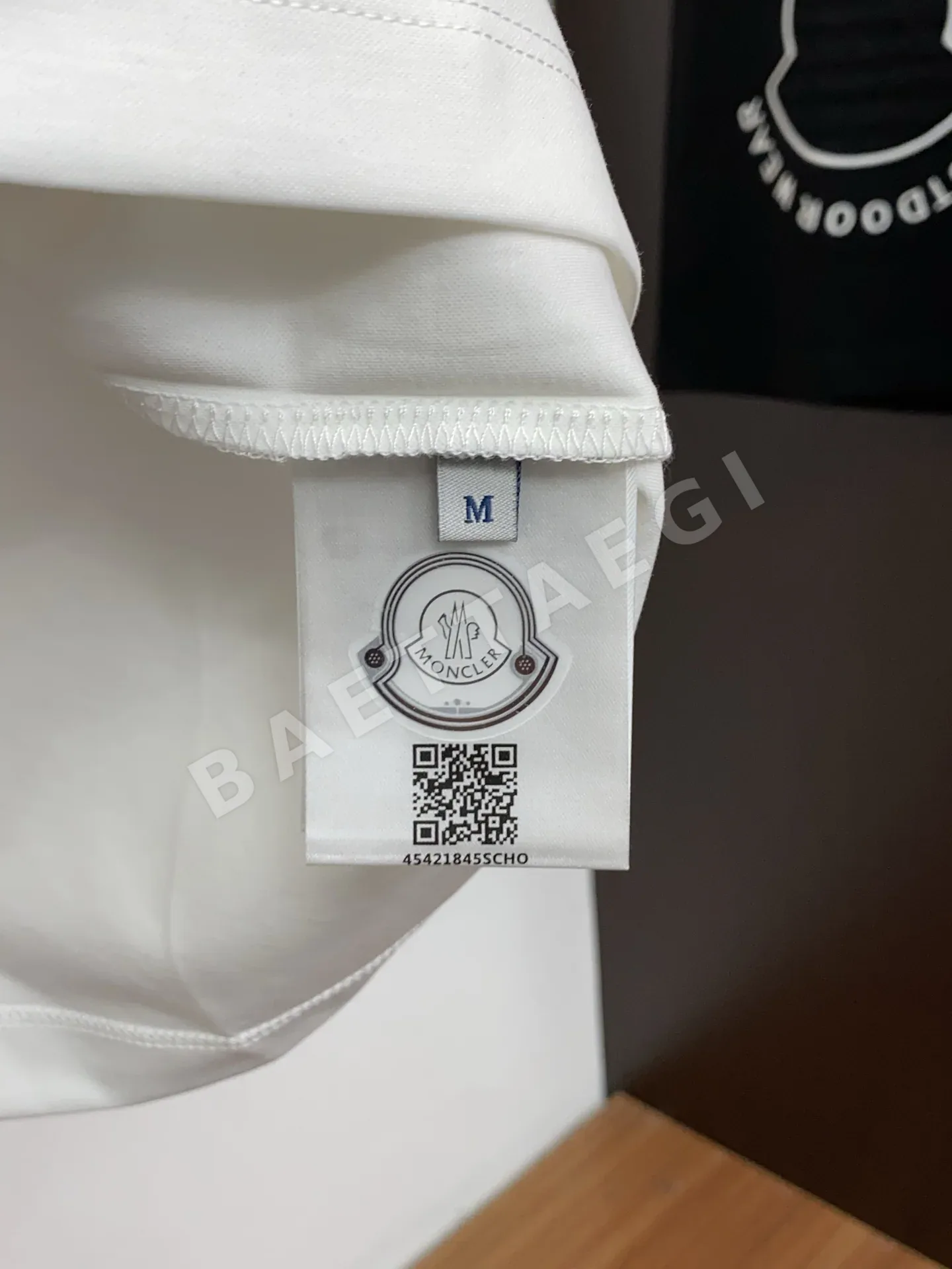 몽클레르 코튼 크루넥 여성 반팔 티셔츠 상세 이미지 6
