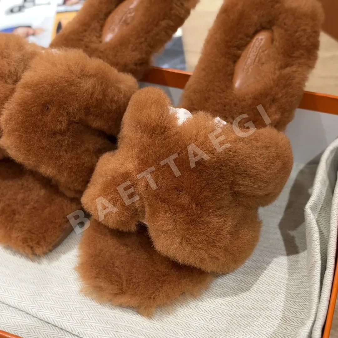 에르메스 오란 샌들 내추럴 가죽 H 컷아웃 상세 이미지 7