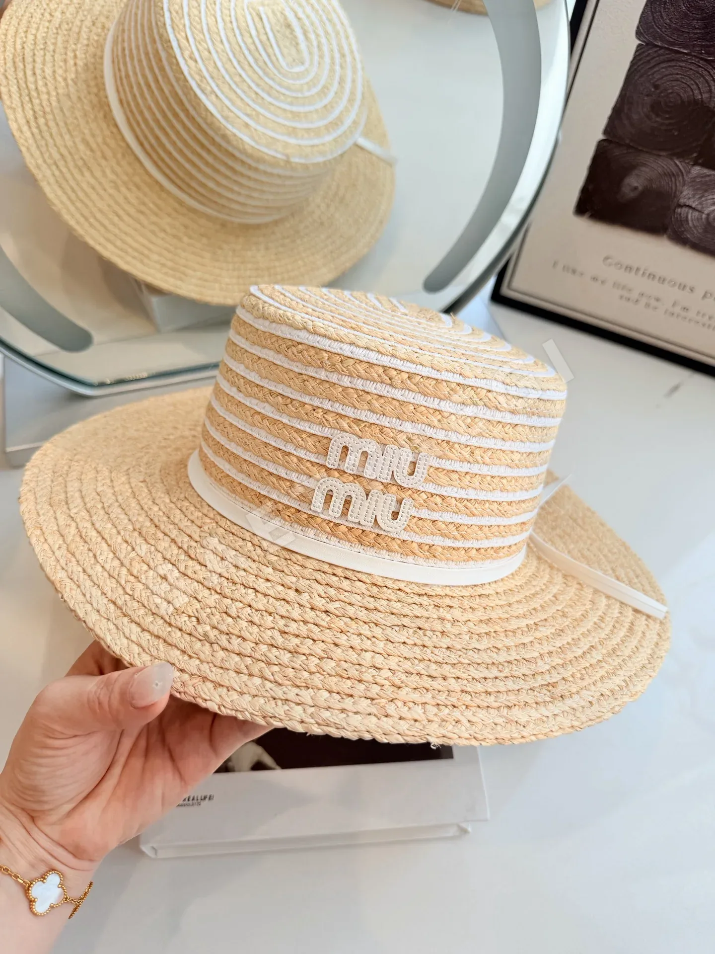 미우미우 모자 80799 Miu Miu Cap 상세 이미지 8