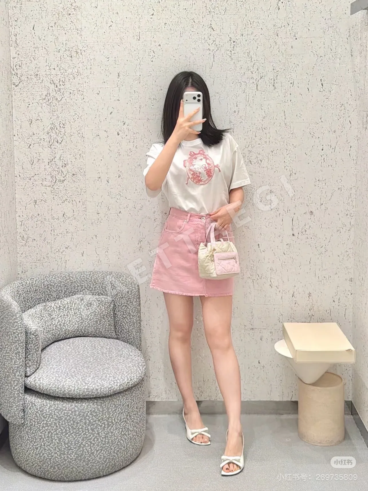 디올 꽃과 동물 자수 코튼 반팔 셔츠 상세 이미지 6