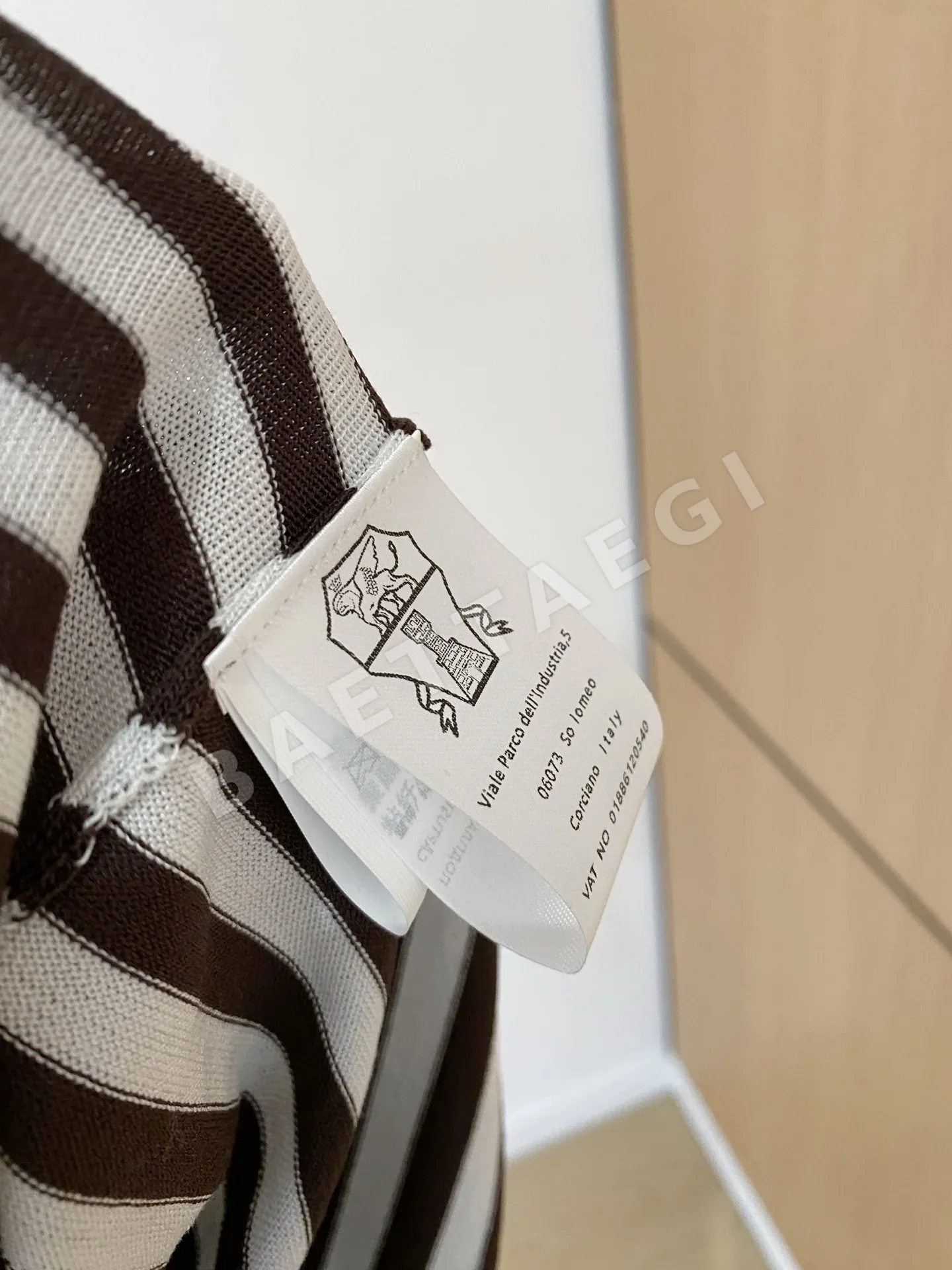 브루넬로쿠치넬리 남성 린넨 반팔 티셔츠 상세 이미지 10