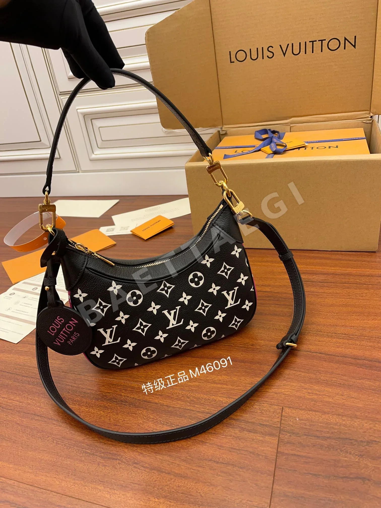 루이비통 M46091 가죽 가방 상세 이미지 3