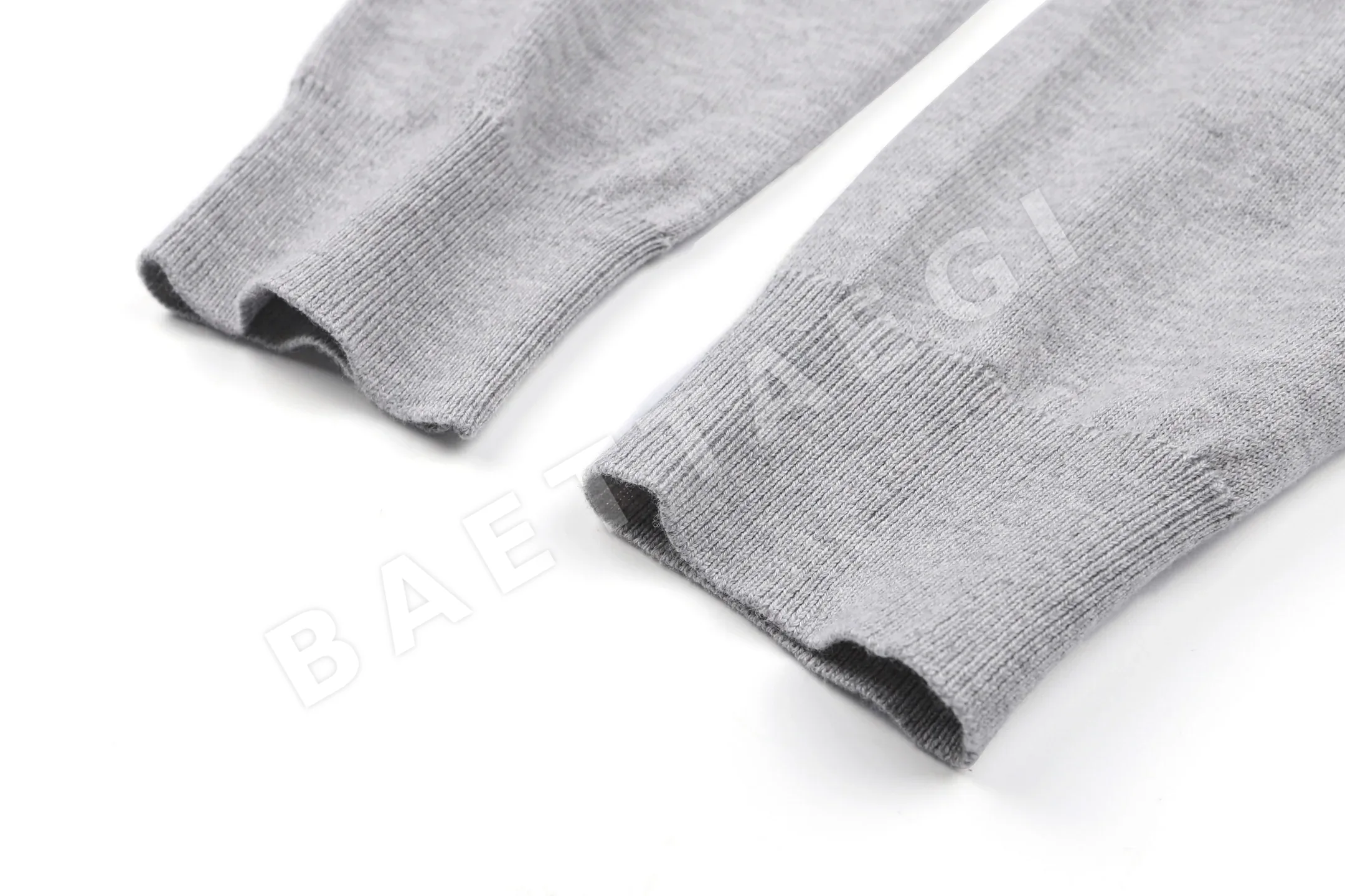 폴로 코튼 자수 폴로 카라 니트 긴팔 상세 이미지 7