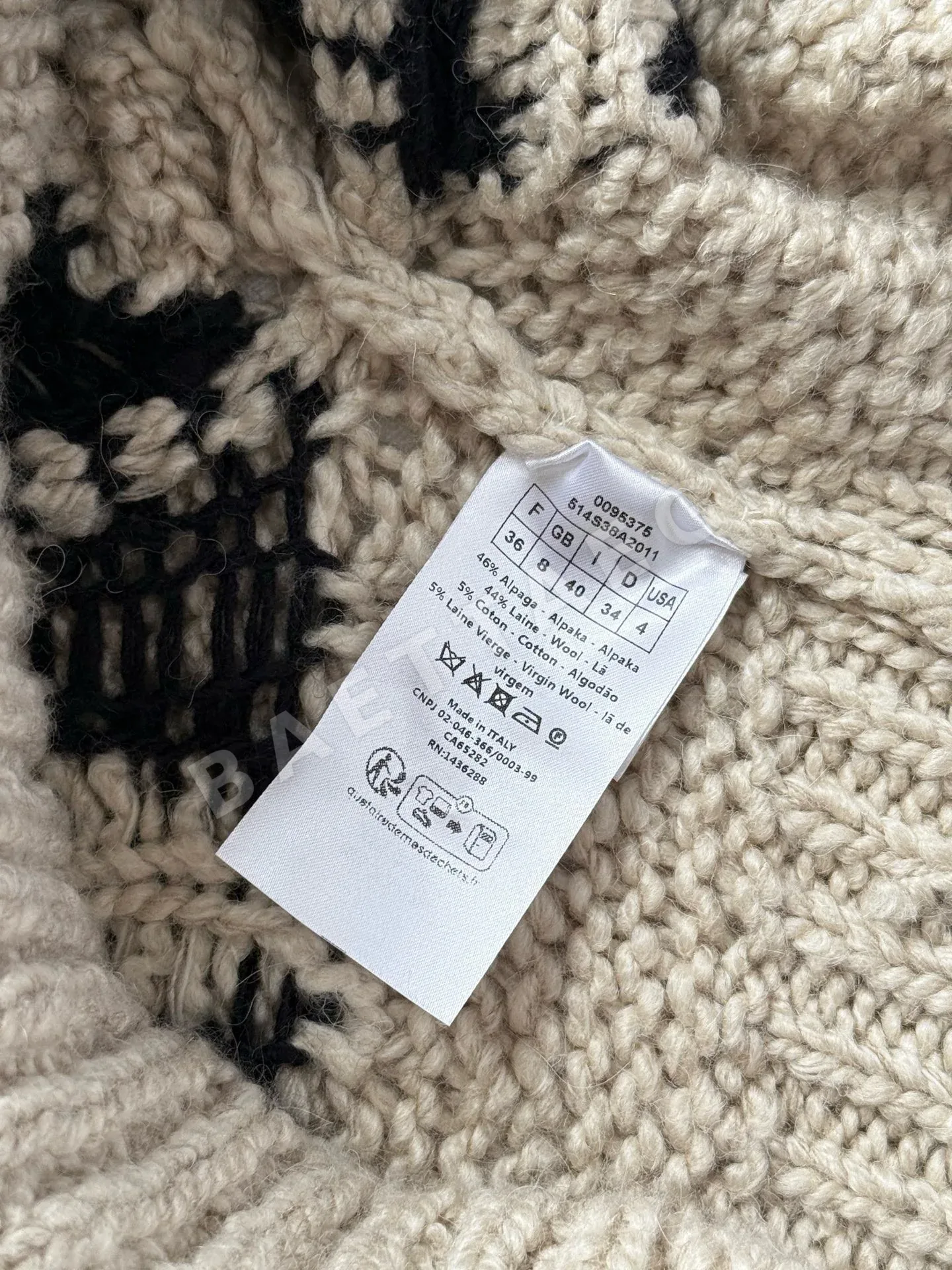 디올 알프스 페어아일 여성 니트 상세 이미지 9
