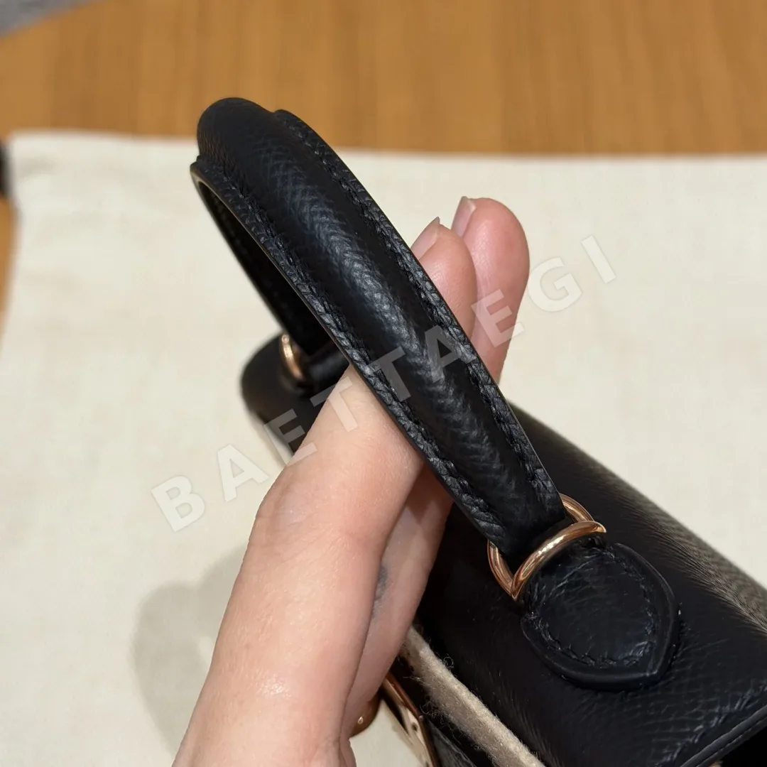 에르메스 미니 켈리 가죽 가방 상세 이미지 9