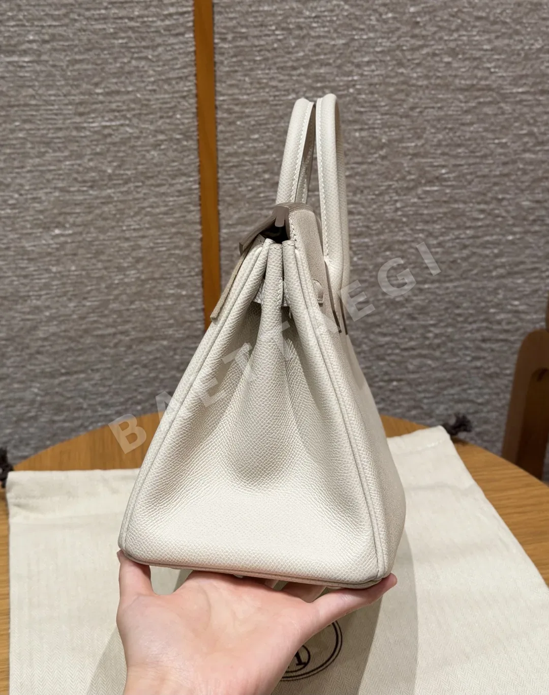 에르메스 버킨 25 엡솜 가죽 가방 상세 이미지 4