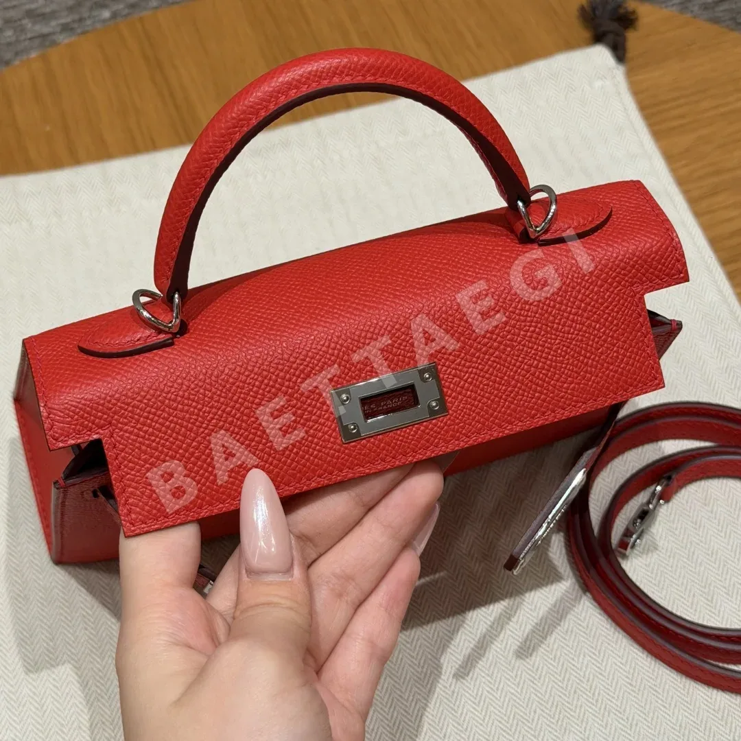 에르메스 켈리 미니 2 하트 레드 가방 상세 이미지 3