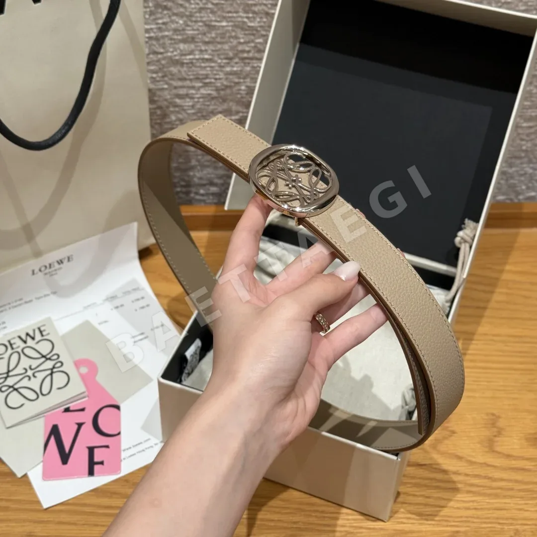 로에베 양면 가죽 벨트 2.8 cm 상세 이미지 4