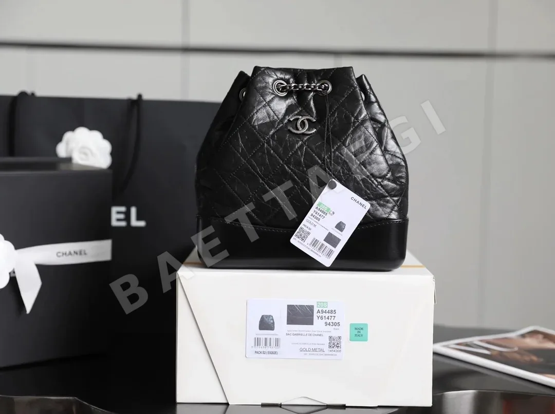 샤넬 가브리엘 블랙 호보백