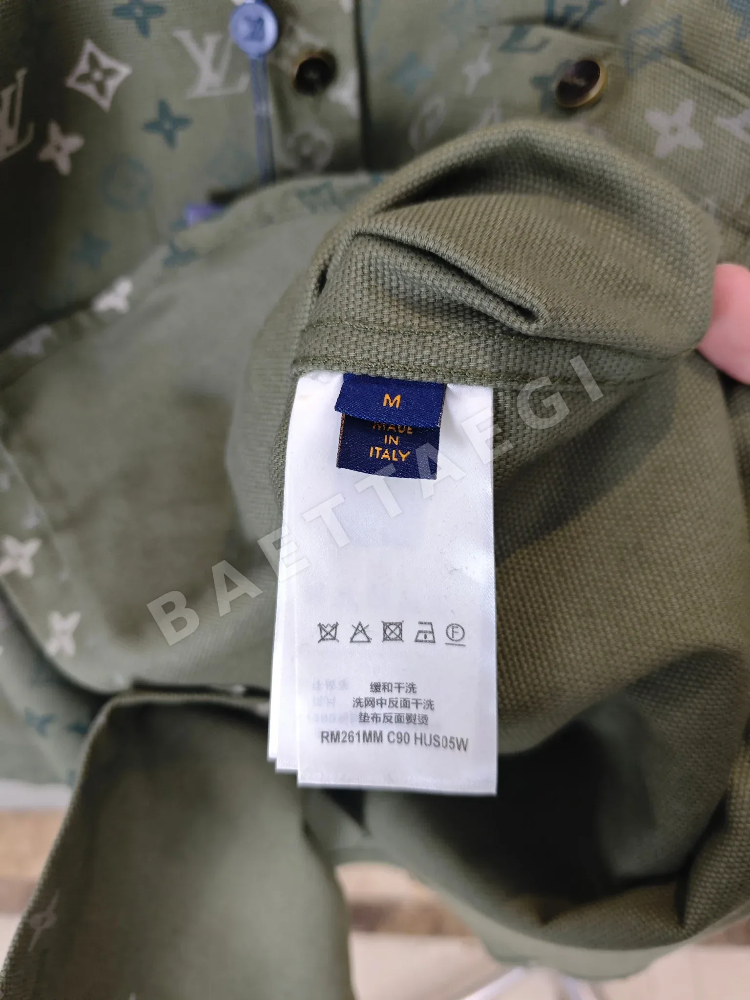 루이비통 모노그램 프린트 코튼 자켓 상세 이미지 8