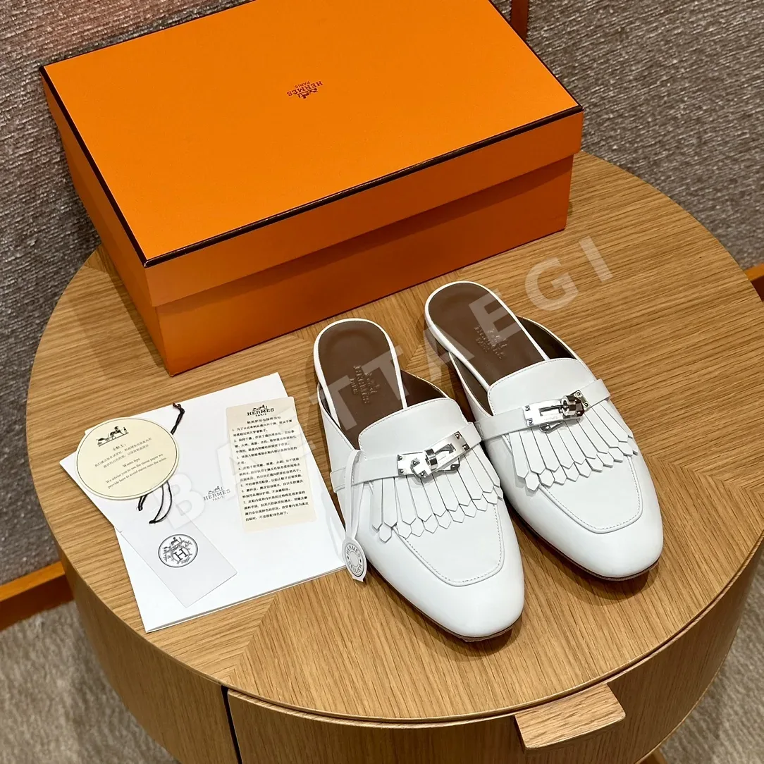 에르메스 리볼리 뮬 슬립온 신발 8543 상세 이미지 9