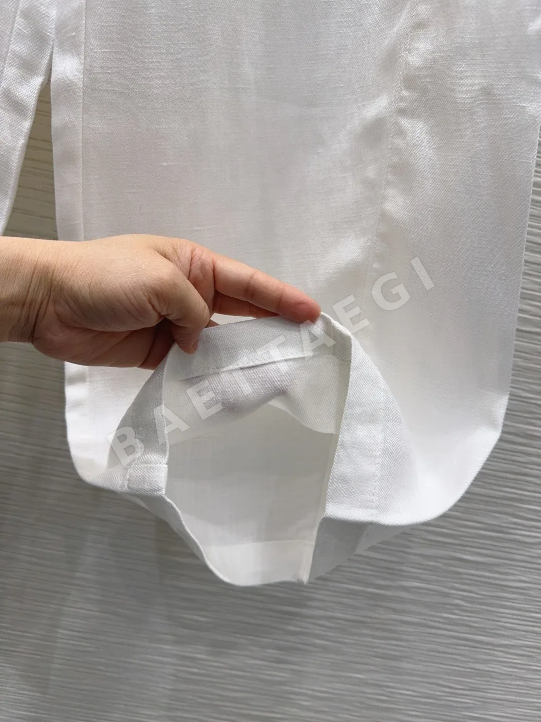샤넬 여성 린넨 바지 상세 이미지 5