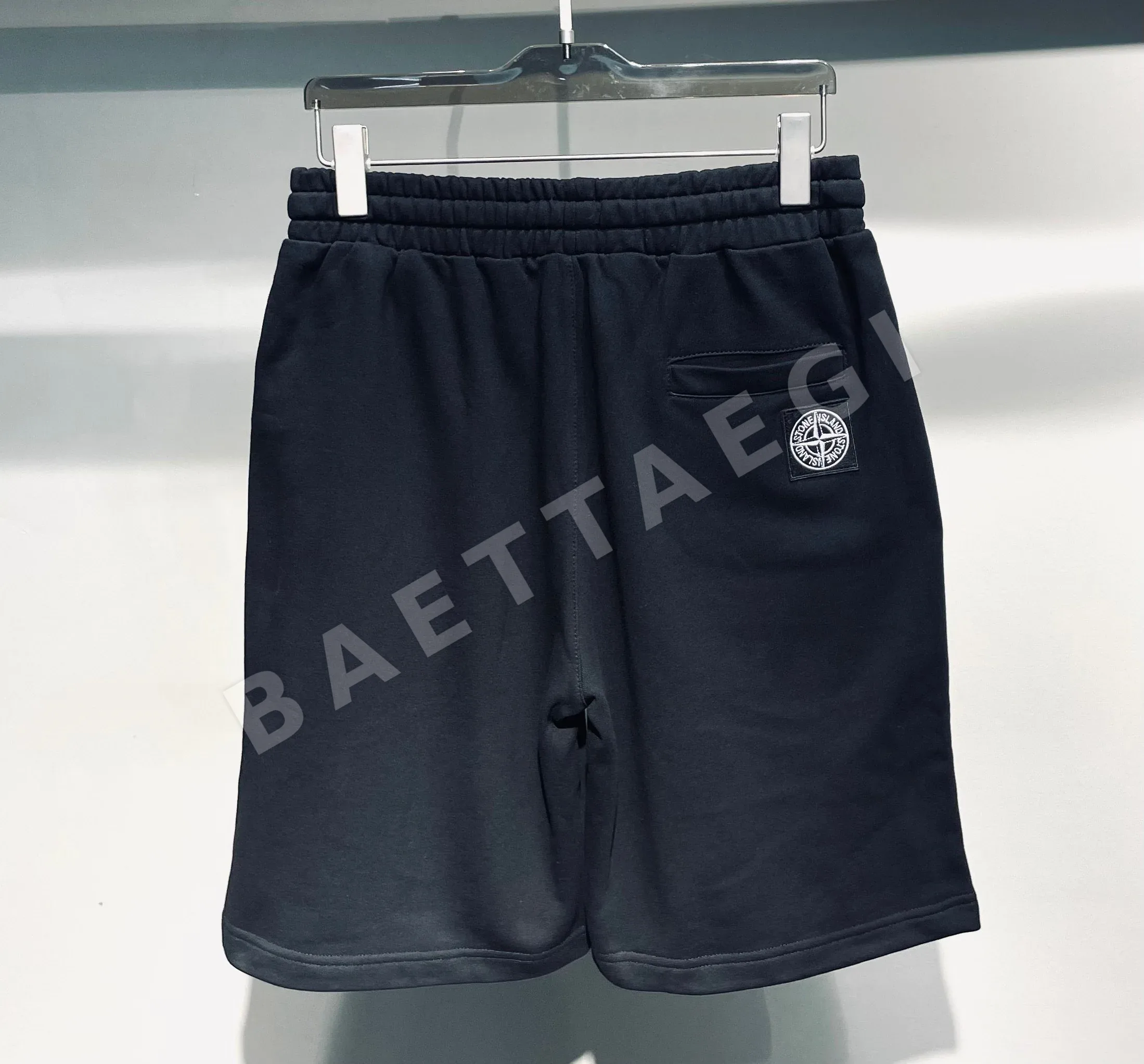 스톤아일랜드 테리 코튼 유니섹스 반바지 상세 이미지 2